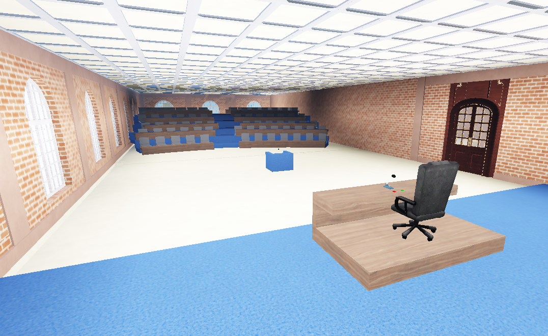 The chamber viewed from beside the Speaker's chair